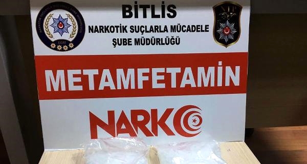 Bitlis'te 1 Kilo Metamfetamin Ele Geçirildi