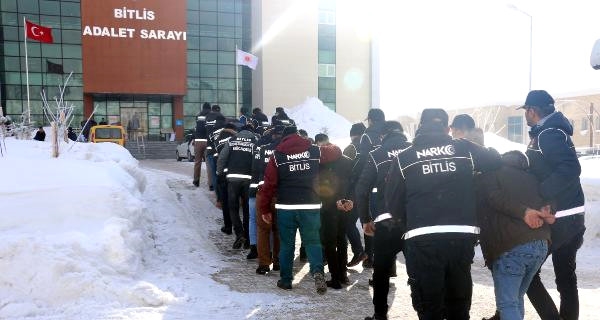 Bitlis'te uyuşturucu operasyonu 6 kişi tutuklandı