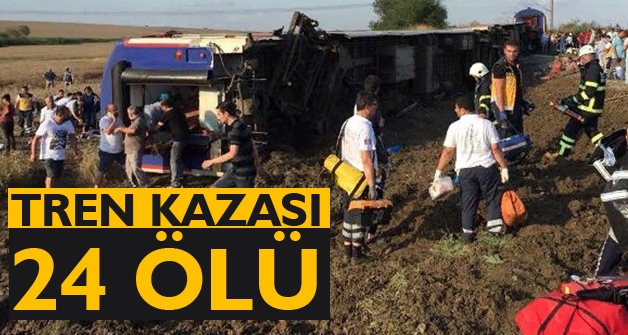 Çorlu'daki tren kazasında ölü sayısı 24'e yükseldi