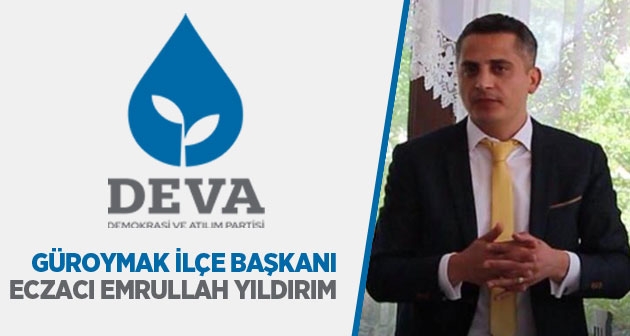 Deva Partisi Güroymak İlçe Başkanı Emrullah Yıldırım oldu