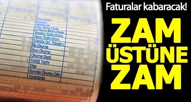 Elektrik ve Doğal Gaz Fiyatlarına Zam Geldi