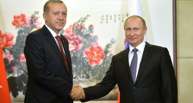 Erdoğan ve Putin Çin'de görüştü