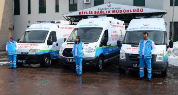 Evde sağlık hizmeti için 3 ambulans alındı