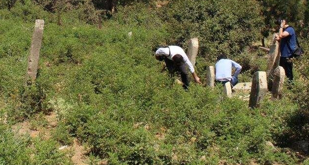 Günkırı Beldesinde yeni tarihi mezar taşları bulundu