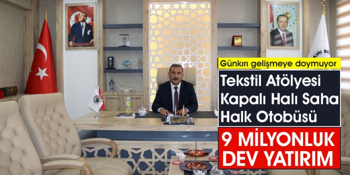 Günkırı'da 500 kişiye istihdam 9 milyonluk dev yatırım