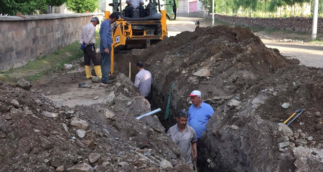 Günkırı’da alt yapı çalışmaları devam ediyor