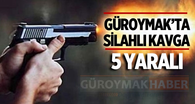 Güroymak'a bağlı Güzelli köyünde kavga 5 yaralı