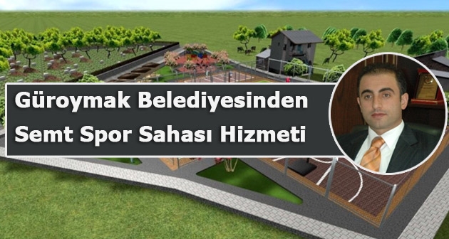 Güroymak Belediyesi tarafından semt spor sahası hizmeti