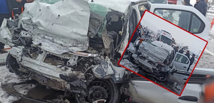 Güroymak D300 karayolunda kaza 1 kişi hayatını kaybetti