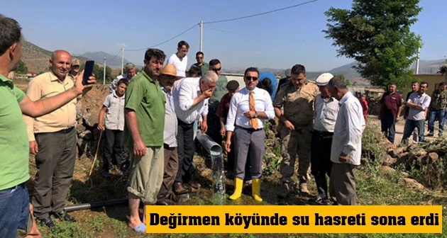 Güroymak ilçesine bağlı 4 bin nüfuslu köye su verildi