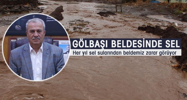 Güroymak’ın Gölbaşı Beldesini sel aldı