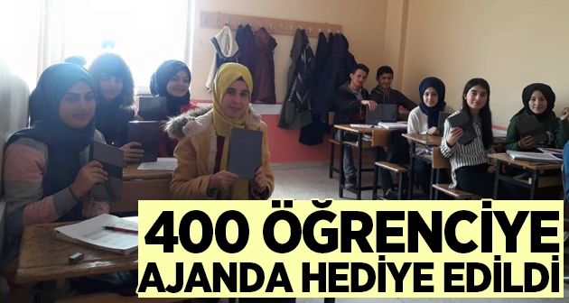 Güroymak'ta 400 lise öğrencisine ajanda hediye edildi