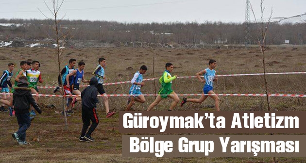 Güroymak'ta Atletizm Bölge Grup Yarışması Düzenlendi