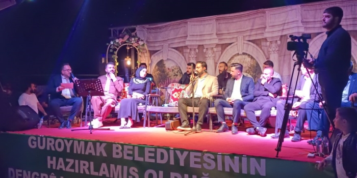 Güroymak'ta Dengbej Gecesi Düzenlendi