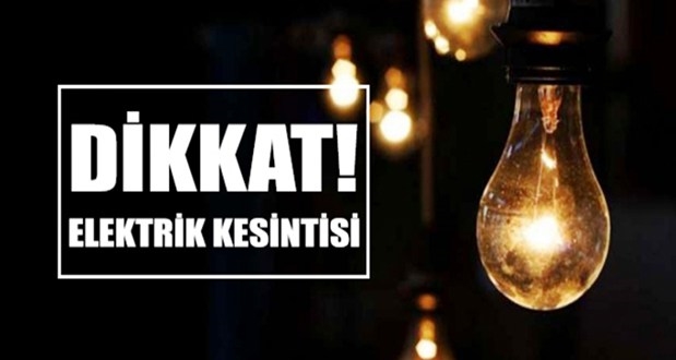 Güroymak'ta elektrik kesintisi uygulanacak