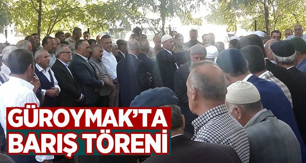 Güroymak'ta husumetli aileler barıştırıldı