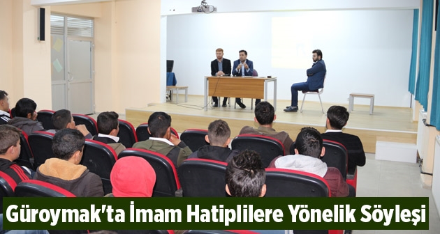 Güroymak'ta imam hatiplilere yönelik söyleşi