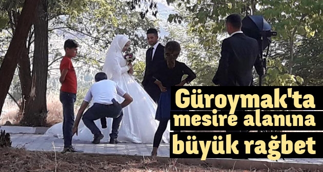 Güroymak'ta mesire alanına büyük rağbet