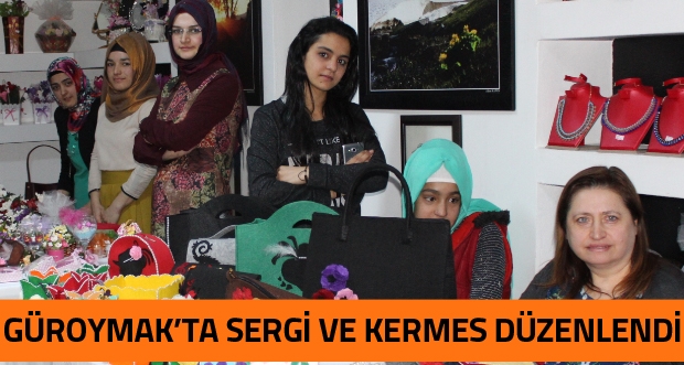 Güroymak'ta sergi ve kermes düzenlendi