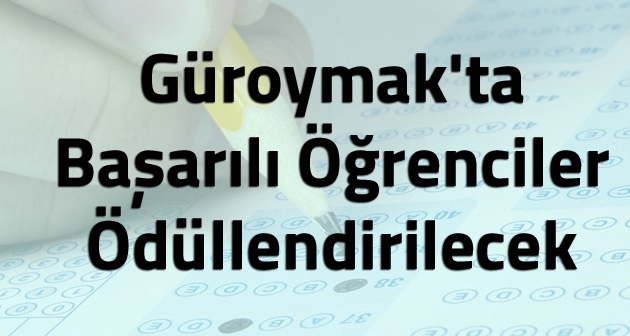 Güroymak'ta TEOG sınavında başarılı olanlara ödül