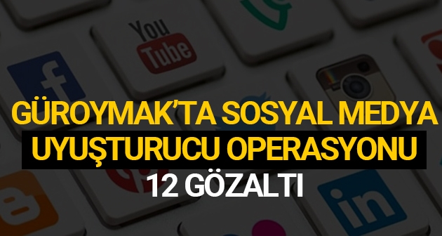 Güroymak'ta uyuşturucu kullanımını özendiren 12 kişi gözaltına alındı