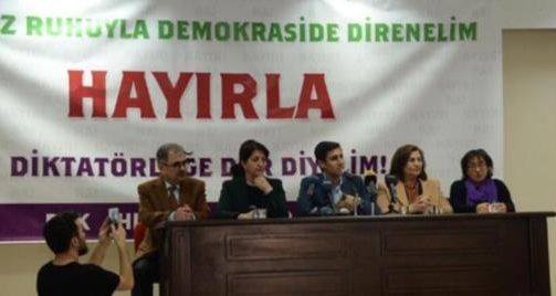 HDP, DBP, HDK, DTK ve TJA referandum oyunu açıkladılar