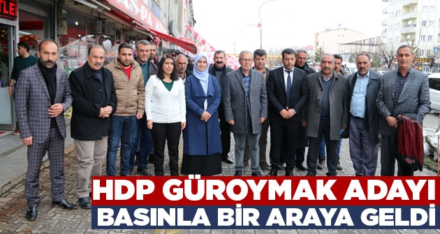 HDP Güroymak Teşkilatı basınla bir araya geldi