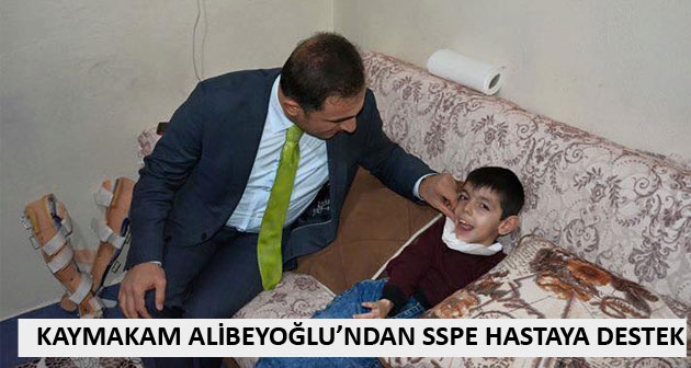 Kaymakam Alibeyoğlu'ndan engelli çocuğa araba
