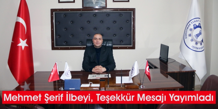 Mehmet Şerif İlbeyi, Teşekkür Mesajı Yayımladı