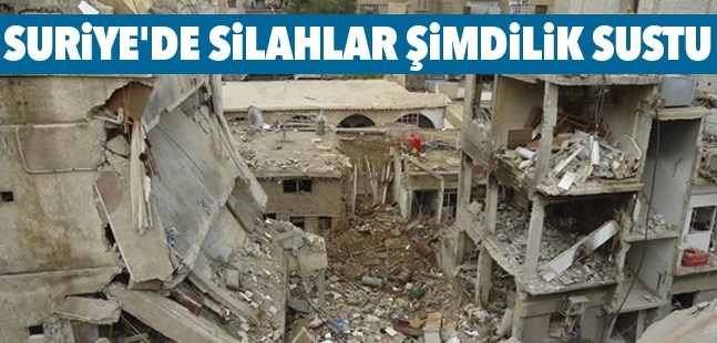 Suriye'de silahlar şimdilik sustu