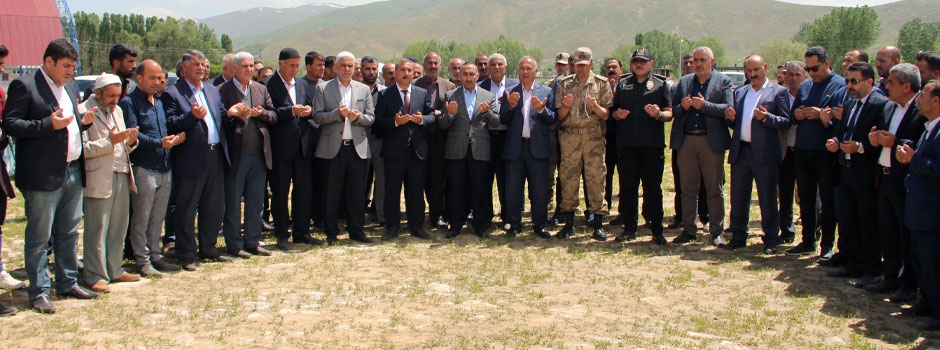 Günkırı Beldesinde açılacak tekstil fabrikasının temeli atıldı