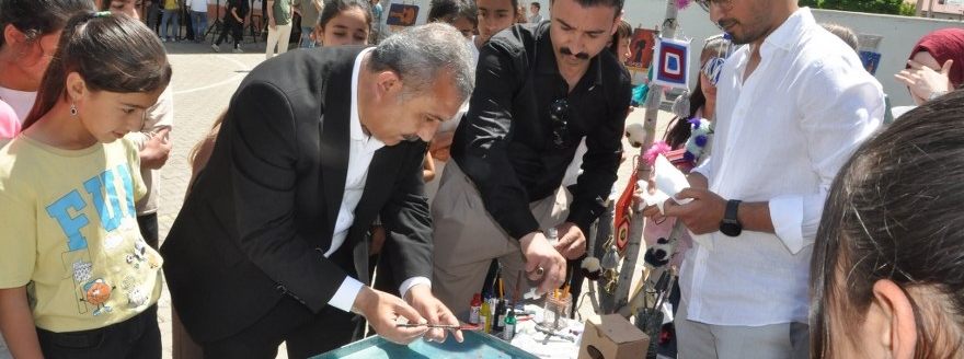 Günkırı’da Öğrencilerin Sanat Dolu Sergisi Büyük İlgi Gördü
