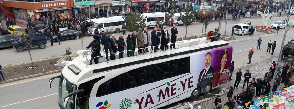 HDP Eş Genel Başkanı Sezai Temelli Güroymak'ta