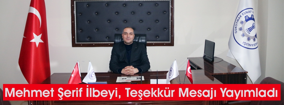 Mehmet Şerif İlbeyi, Teşekkür Mesajı Yayımladı